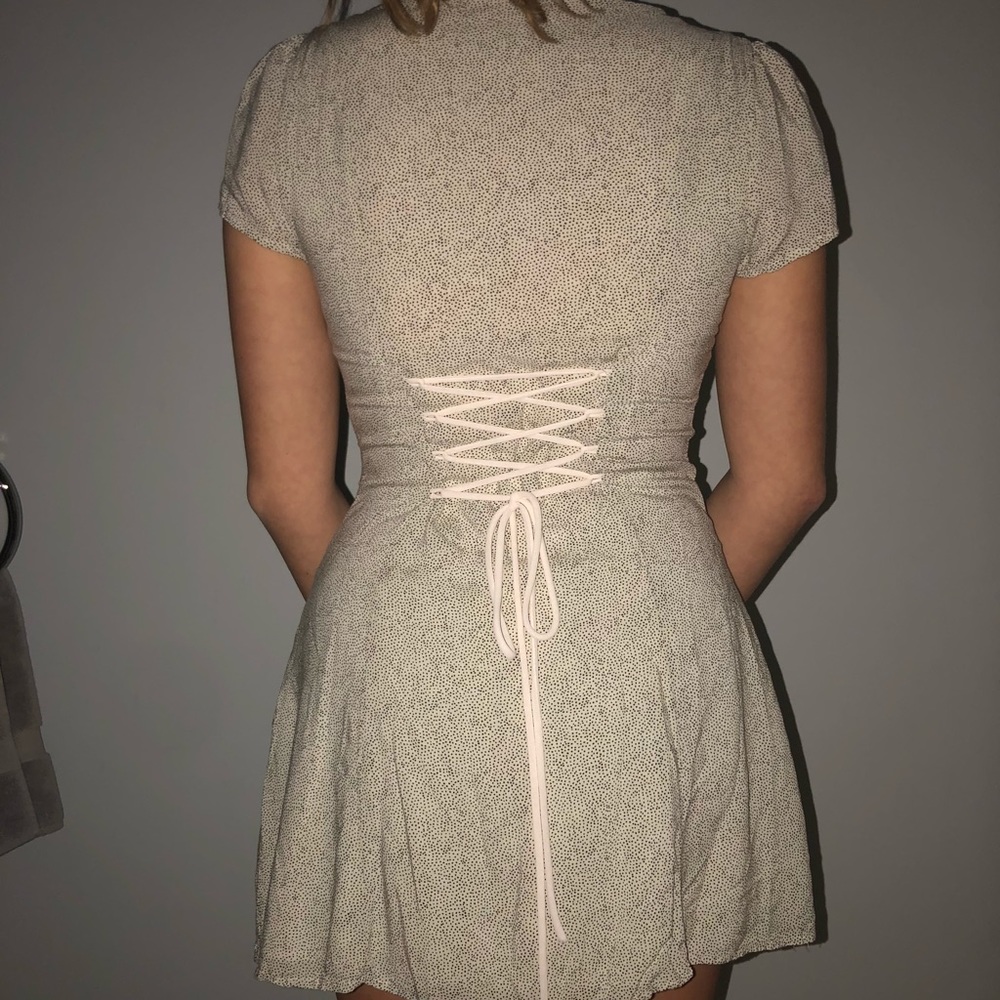 Urban Outfitters Buttoned Polka Dot Dress - Picture 2 of 2